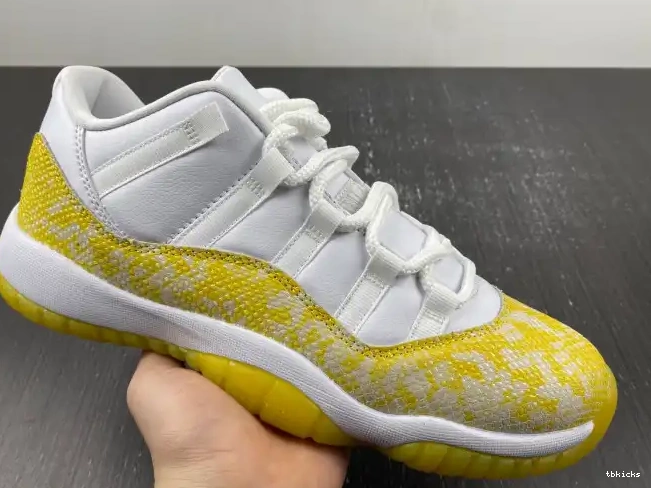 Cheap TB AH7860-107 Low WMNS Jordan Snakeskin Air 11 Yellow 0408